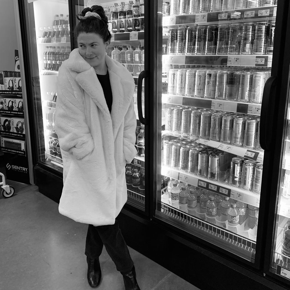 Anthropologie fur jacket